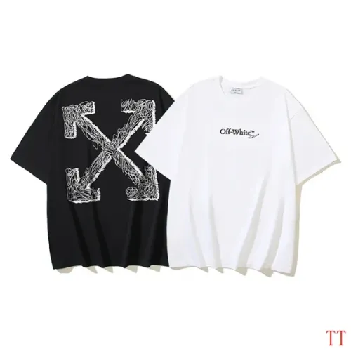 Cheap Off-White T-Shirts Short Sleeved For Unisex #1404527 Replica Wholesale [$29.00 USD] [ITEM#1404527] on Replica Off-White T-Shirts
