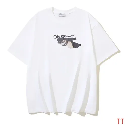 Cheap Off-White T-Shirts Short Sleeved For Unisex #1404529 Replica Wholesale [$29.00 USD] [ITEM#1404529] on Replica Off-White T-Shirts