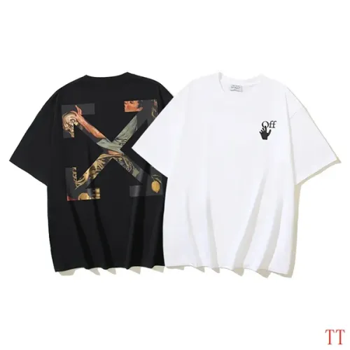 Cheap Off-White T-Shirts Short Sleeved For Unisex #1404543 Replica Wholesale [$29.00 USD] [ITEM#1404543] on Replica Off-White T-Shirts