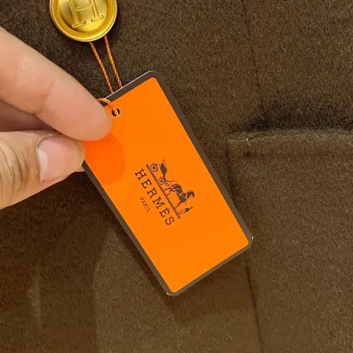 Cheap Hermes Coats Long Sleeved For Men #1404745 Replica Wholesale [$261.16 USD] [ITEM#1404745] on Replica Hermes Coats