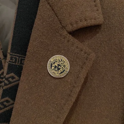 Cheap Versace Coats Long Sleeved For Men #1404759 Replica Wholesale [$314.05 USD] [ITEM#1404759] on Replica Versace Coats