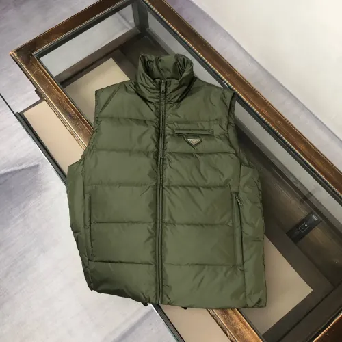 Cheap Prada Down Feather Coat Sleeveless For Men #1404780 Replica Wholesale [$155.00 USD] [ITEM#1404780] on Replica Prada Down Feather Coat