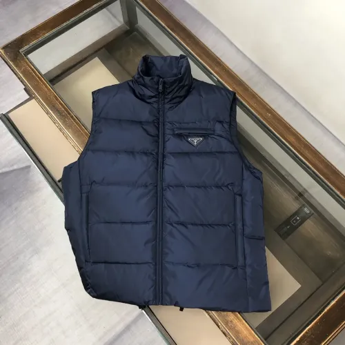Cheap Prada Down Feather Coat Sleeveless For Men #1404783 Replica Wholesale [$155.00 USD] [ITEM#1404783] on Replica Prada Down Feather Coat