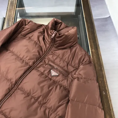 Cheap Prada Down Feather Coat Long Sleeved For Men #1404787 Replica Wholesale [$192.00 USD] [ITEM#1404787] on Replica Prada Down Feather Coat