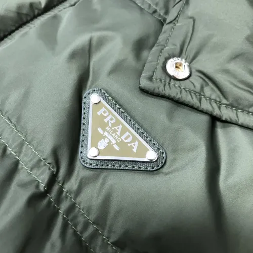 Cheap Prada Down Feather Coat Long Sleeved For Men #1404795 Replica Wholesale [$195.00 USD] [ITEM#1404795] on Replica Prada Down Feather Coat