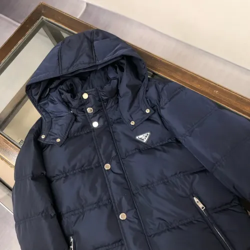 Cheap Prada Down Feather Coat Long Sleeved For Men #1404796 Replica Wholesale [$195.00 USD] [ITEM#1404796] on Replica Prada Down Feather Coat