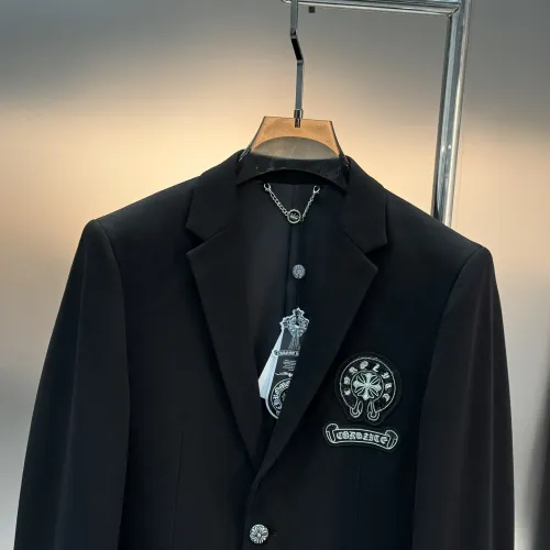 Cheap Chrome Hearts Jackets Long Sleeved For Men #1405206 Replica Wholesale [$145.00 USD] [ITEM#1405206] on Replica Chrome Hearts Jackets