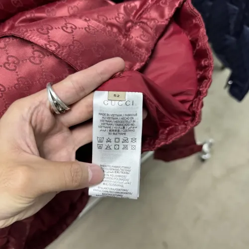 Cheap Gucci Down Feather Coat Long Sleeved For Men #1405217 Replica Wholesale [$185.00 USD] [ITEM#1405217] on Replica Gucci Down Feather Coat