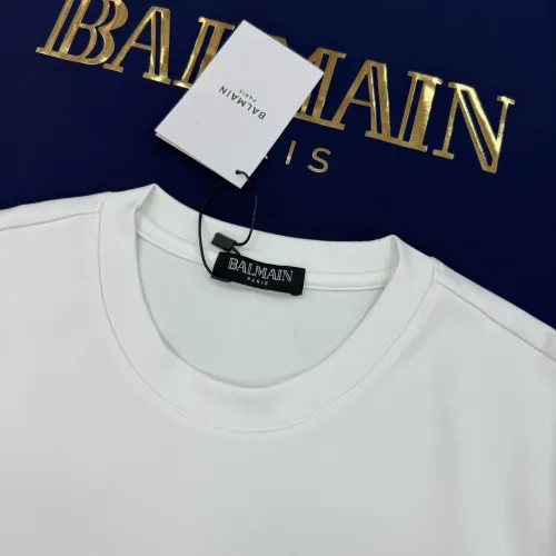 Cheap Balmain T-Shirts Short Sleeved For Men #1405234 Replica Wholesale [$76.00 USD] [ITEM#1405234] on Replica Balmain T-Shirts