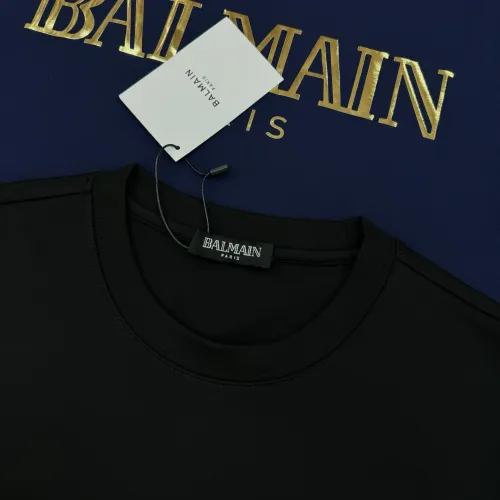 Cheap Balmain T-Shirts Short Sleeved For Men #1405236 Replica Wholesale [$76.00 USD] [ITEM#1405236] on Replica Balmain T-Shirts