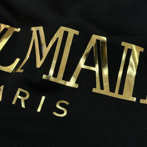Cheap Balmain T-Shirts Short Sleeved For Men #1405236 Replica Wholesale [$76.00 USD] [ITEM#1405236] on Replica Balmain T-Shirts