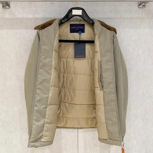 Cheap Louis Vuitton LV Down Feather Coat Long Sleeved For Men #1405252 Replica Wholesale [$175.00 USD] [ITEM#1405252] on Replica Louis Vuitton LV Down Feather Coat
