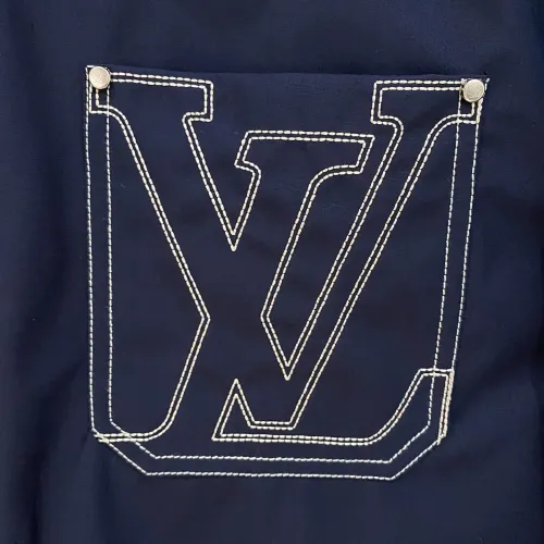 Cheap Louis Vuitton LV Down Feather Coat Long Sleeved For Men #1405253 Replica Wholesale [$175.00 USD] [ITEM#1405253] on Replica Louis Vuitton LV Down Feather Coat