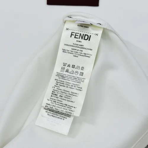 Cheap Fendi T-Shirts Short Sleeved For Men #1405263 Replica Wholesale [$76.00 USD] [ITEM#1405263] on Replica Fendi T-Shirts