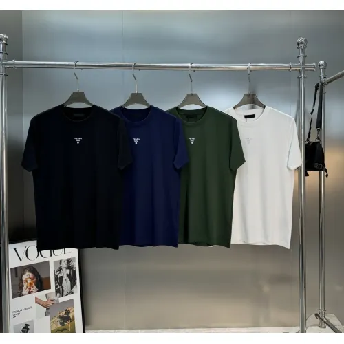 Cheap Prada T-Shirts Short Sleeved For Men #1405304 Replica Wholesale [$76.00 USD] [ITEM#1405304] on Replica Prada T-Shirts