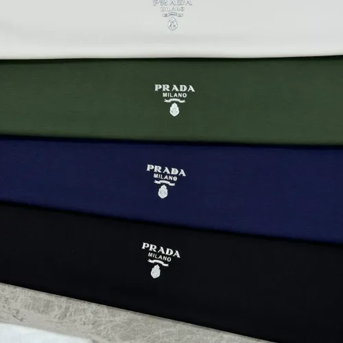 Cheap Prada T-Shirts Short Sleeved For Men #1405304 Replica Wholesale [$76.00 USD] [ITEM#1405304] on Replica Prada T-Shirts