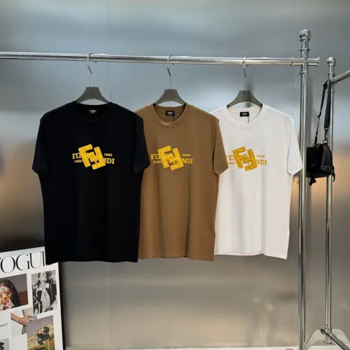 Cheap Fendi T-Shirts Short Sleeved For Men #1405340 Replica Wholesale [$80.00 USD] [ITEM#1405340] on Replica Fendi T-Shirts
