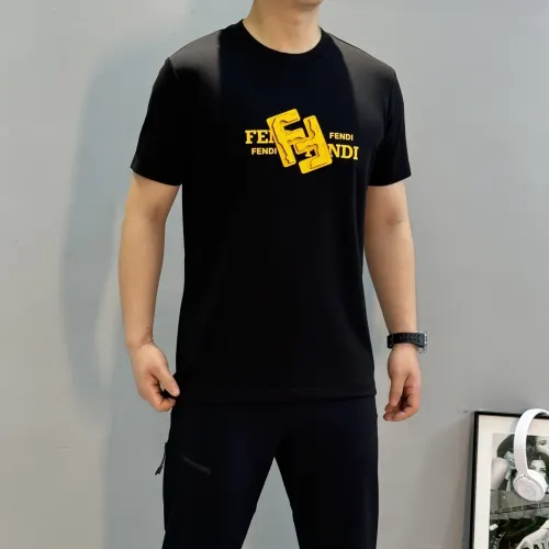 Cheap Fendi T-Shirts Short Sleeved For Men #1405342 Replica Wholesale [$80.00 USD] [ITEM#1405342] on Replica Fendi T-Shirts