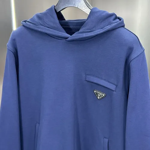 Cheap Prada Hoodies Long Sleeved For Men #1405380 Replica Wholesale [$96.00 USD] [ITEM#1405380] on Replica Prada Hoodies