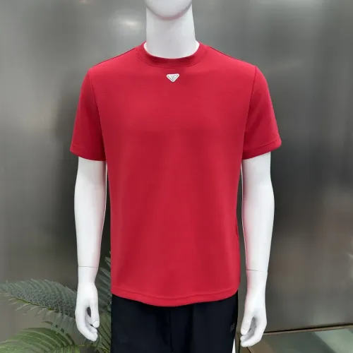 Cheap Prada T-Shirts Short Sleeved For Men #1405490 Replica Wholesale [$68.00 USD] [ITEM#1405490] on Replica Prada T-Shirts