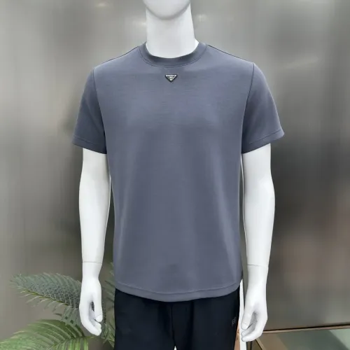 Cheap Prada T-Shirts Short Sleeved For Men #1405491 Replica Wholesale [$68.00 USD] [ITEM#1405491] on Replica Prada T-Shirts