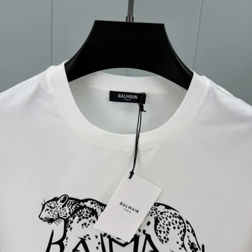 Cheap Balmain T-Shirts Short Sleeved For Unisex #1405494 Replica Wholesale [$72.00 USD] [ITEM#1405494] on Replica Balmain T-Shirts