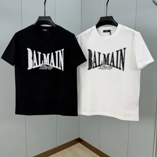 Cheap Balmain T-Shirts Short Sleeved For Unisex #1405497 Replica Wholesale [$72.00 USD] [ITEM#1405497] on Replica Balmain T-Shirts