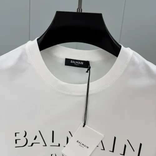 Cheap Balmain T-Shirts Short Sleeved For Unisex #1405504 Replica Wholesale [$72.00 USD] [ITEM#1405504] on Replica Balmain T-Shirts
