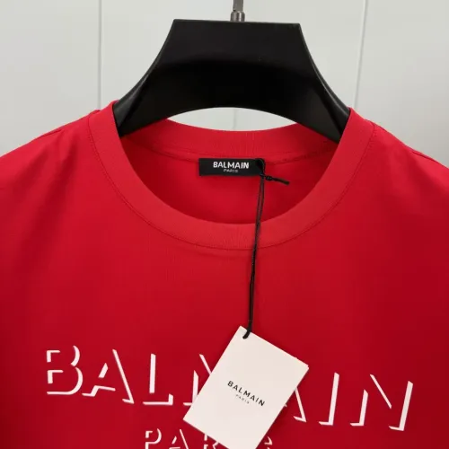 Cheap Balmain T-Shirts Short Sleeved For Unisex #1405505 Replica Wholesale [$72.00 USD] [ITEM#1405505] on Replica Balmain T-Shirts