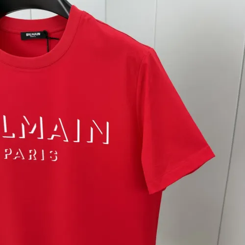 Cheap Balmain T-Shirts Short Sleeved For Unisex #1405505 Replica Wholesale [$72.00 USD] [ITEM#1405505] on Replica Balmain T-Shirts