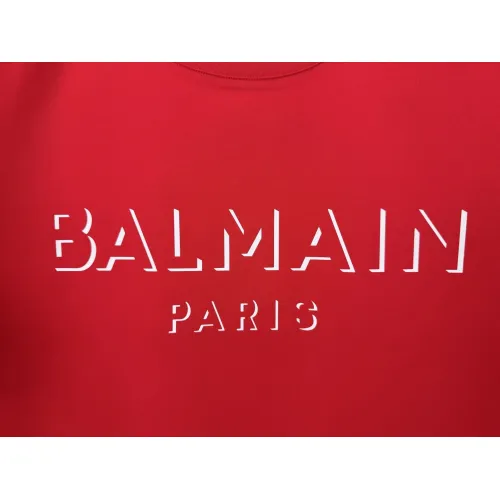 Cheap Balmain T-Shirts Short Sleeved For Unisex #1405505 Replica Wholesale [$72.00 USD] [ITEM#1405505] on Replica Balmain T-Shirts
