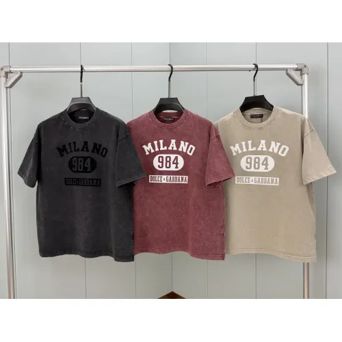 Cheap Dolce &amp; Gabbana D&amp;G T-Shirts Short Sleeved For Unisex #1405581 Replica Wholesale [$72.00 USD] [ITEM#1405581] on Replica Dolce &amp; Gabbana D&amp;G T-Shirts
