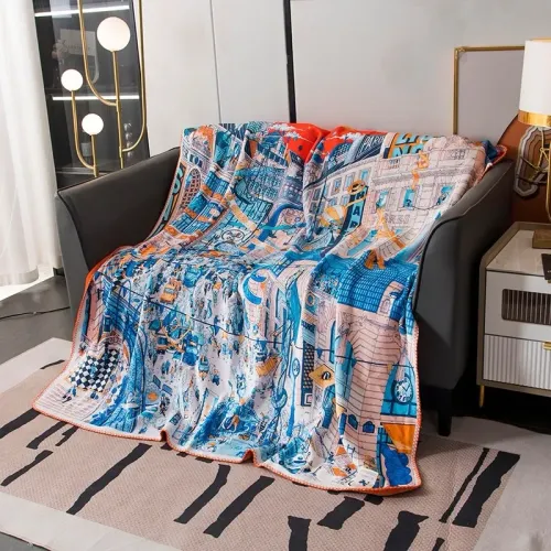 Cheap Hermes Blanket #1405719 Replica Wholesale [$115.00 USD] [ITEM#1405719] on Replica Hermes Blanket