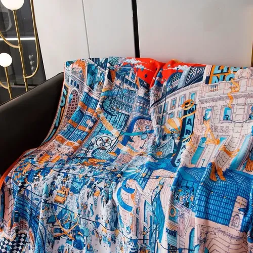 Cheap Hermes Blanket #1405719 Replica Wholesale [$115.00 USD] [ITEM#1405719] on Replica Hermes Blanket