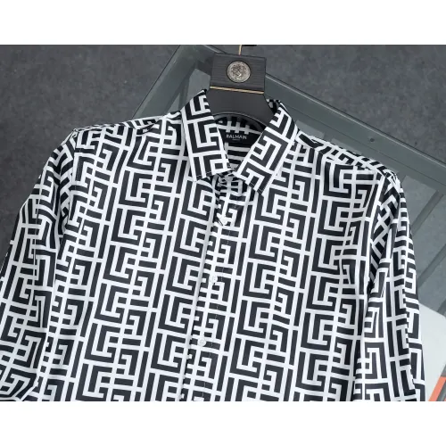 Cheap Balmain Shirts Long Sleeved For Men #1405861 Replica Wholesale [$38.00 USD] [ITEM#1405861] on Replica Balmain Shirts