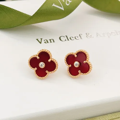 Cheap Van Cleef &amp; Arpels Earrings For Women #1406183 Replica Wholesale [$25.00 USD] [ITEM#1406183] on Replica Van Cleef &amp; Arpels Earrings
