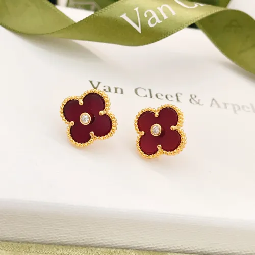 Cheap Van Cleef &amp; Arpels Earrings For Women #1406187 Replica Wholesale [$25.00 USD] [ITEM#1406187] on Replica Van Cleef &amp; Arpels Earrings