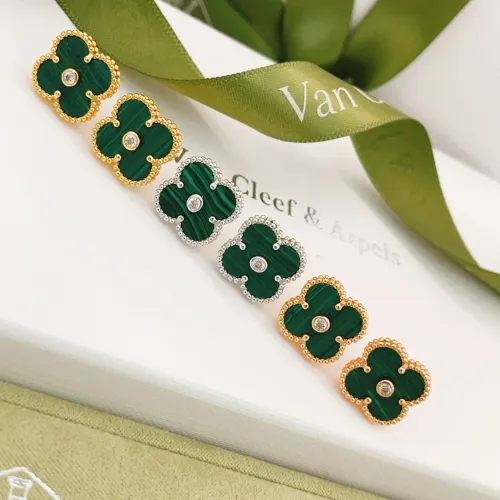 Cheap Van Cleef &amp; Arpels Earrings For Women #1406191 Replica Wholesale [$25.00 USD] [ITEM#1406191] on Replica Van Cleef &amp; Arpels Earrings