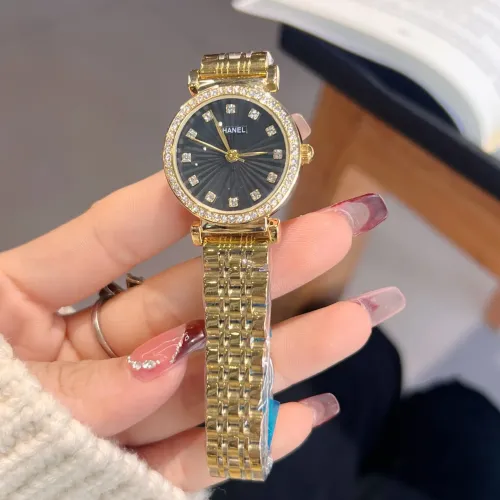 Chanel Watches In Gold #1406226