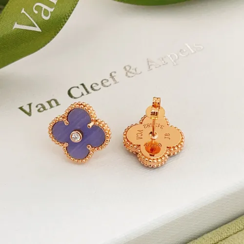 Cheap Van Cleef &amp; Arpels Earrings For Women #1406291 Replica Wholesale [$25.00 USD] [ITEM#1406291] on Replica Van Cleef &amp; Arpels Earrings