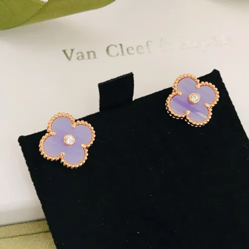 Cheap Van Cleef &amp; Arpels Earrings For Women #1406291 Replica Wholesale [$25.00 USD] [ITEM#1406291] on Replica Van Cleef &amp; Arpels Earrings