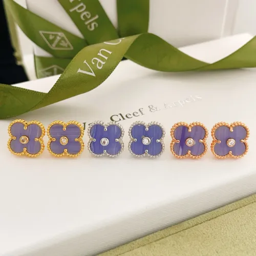 Cheap Van Cleef &amp; Arpels Earrings For Women #1406291 Replica Wholesale [$25.00 USD] [ITEM#1406291] on Replica Van Cleef &amp; Arpels Earrings