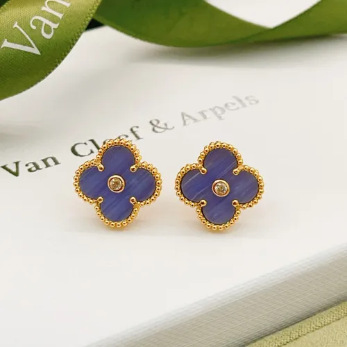 Cheap Van Cleef &amp; Arpels Earrings For Women #1406292 Replica Wholesale [$25.00 USD] [ITEM#1406292] on Replica Van Cleef &amp; Arpels Earrings