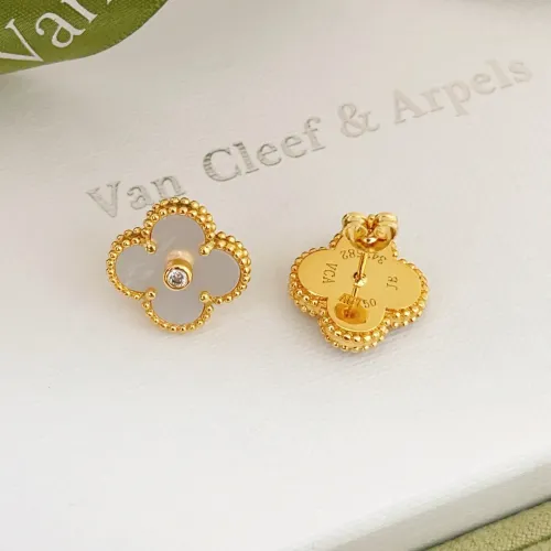 Cheap Van Cleef &amp; Arpels Earrings For Women #1406295 Replica Wholesale [$25.00 USD] [ITEM#1406295] on Replica Van Cleef &amp; Arpels Earrings