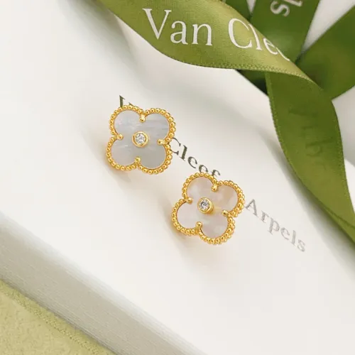 Cheap Van Cleef &amp; Arpels Earrings For Women #1406295 Replica Wholesale [$25.00 USD] [ITEM#1406295] on Replica Van Cleef &amp; Arpels Earrings