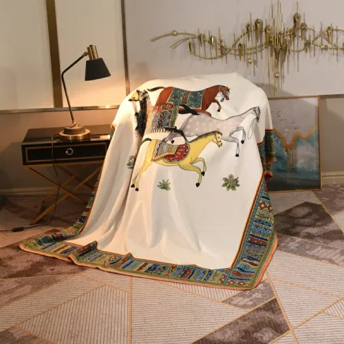 Cheap Hermes Blanket #1406432 Replica Wholesale [$72.00 USD] [ITEM#1406432] on Replica Hermes Blanket