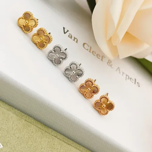Cheap Van Cleef &amp; Arpels Earrings For Women #1406543 Replica Wholesale [$25.00 USD] [ITEM#1406543] on Replica Van Cleef &amp; Arpels Earrings