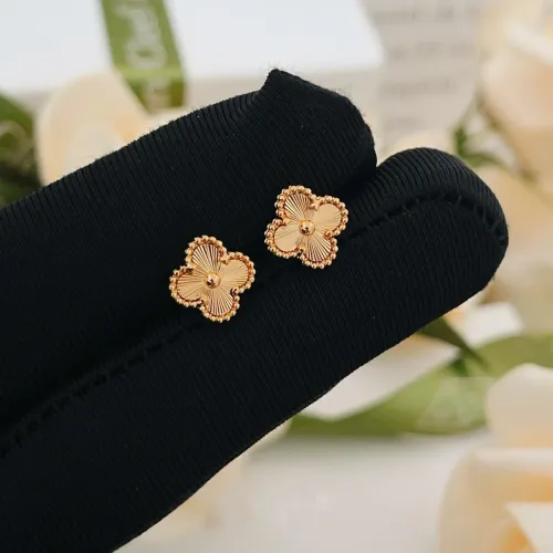 Cheap Van Cleef &amp; Arpels Earrings For Women #1406544 Replica Wholesale [$25.00 USD] [ITEM#1406544] on Replica Van Cleef &amp; Arpels Earrings