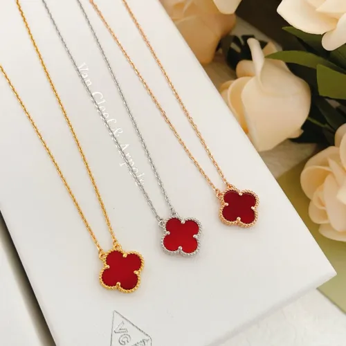 Cheap Van Cleef &amp; Arpels Necklaces For Women #1406549 Replica Wholesale [$25.00 USD] [ITEM#1406549] on Replica Van Cleef &amp; Arpels Necklaces