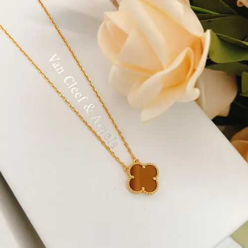 Cheap Van Cleef &amp; Arpels Necklaces For Women #1406557 Replica Wholesale [$25.00 USD] [ITEM#1406557] on Replica Van Cleef &amp; Arpels Necklaces